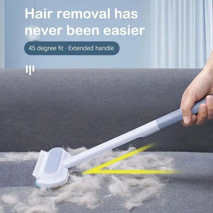 Pet Hair Removal Cleaning Brush, 1 Count/2 Counts Long Handle Pet Hair Remover Deshedding Tool for Carpet, Sofa, Couch, Multifunctional Cleaning Tool for Home